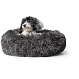 Hunter Donut Fluffy Dog Bed Design Loppa Relax Antracit